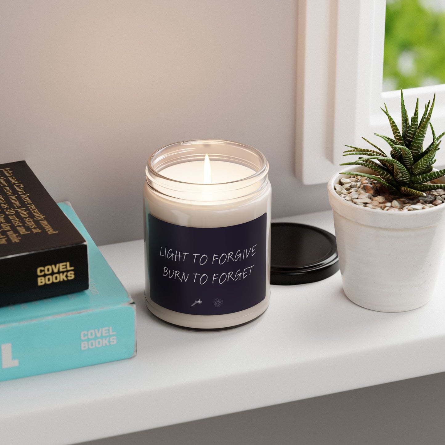 needle gun "forgive & forget" candle