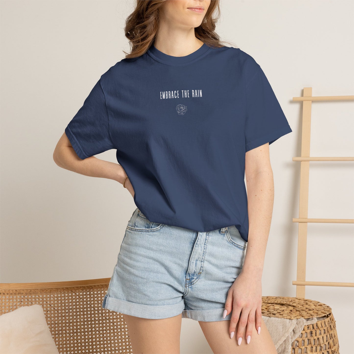 embrace the rain t-shirt (comfort colors)