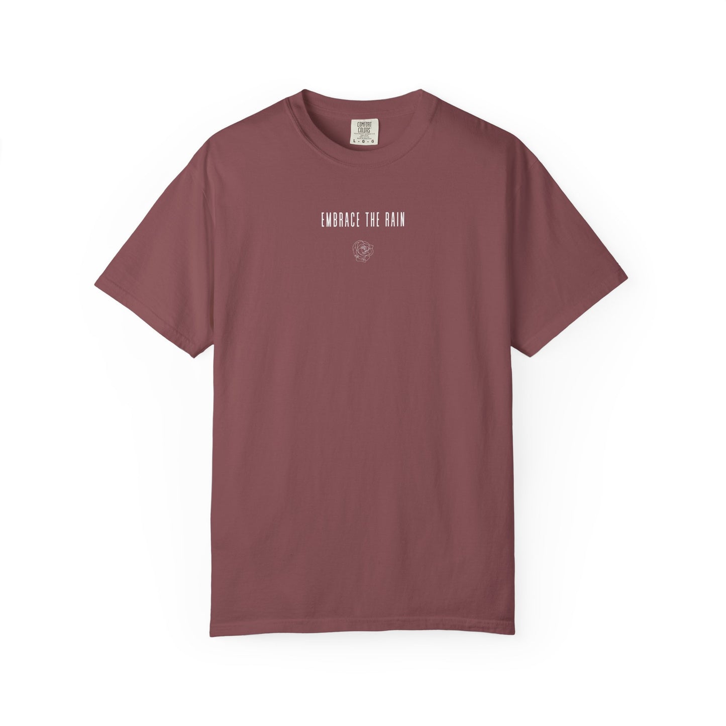 embrace the rain t-shirt (comfort colors)